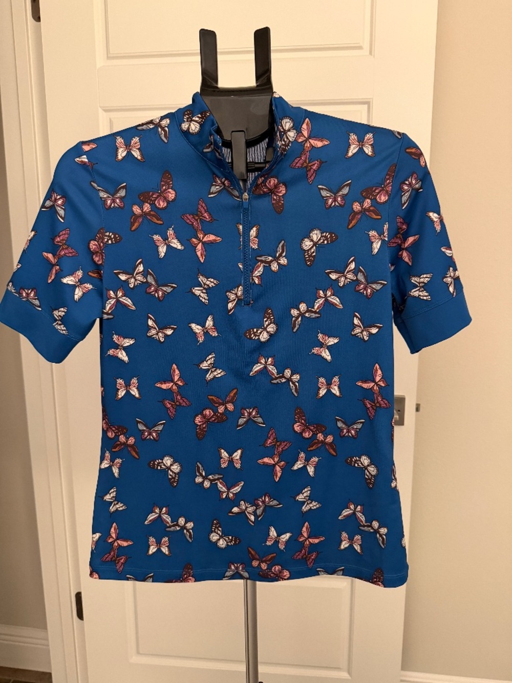 Callaway Blue Butterfly Golf Shirt